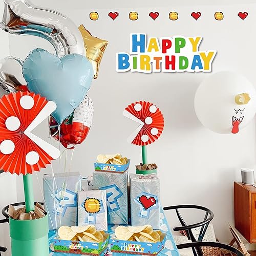 Miniatura 3 de 24 bandejas de papel para comida Super Bros, suministros de fiesta de cumpleaños, cuenco de papel desechable para videojuegos, decoración de