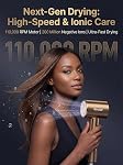 Séchoir ionique haute vitesse, 200M Séchoir à ions négatif avec diffuseur magnétique, silencieux & Sèche-cheveux de voyage léger pour hommes femmes, séchage rapide pour Salon à la maison (Or)