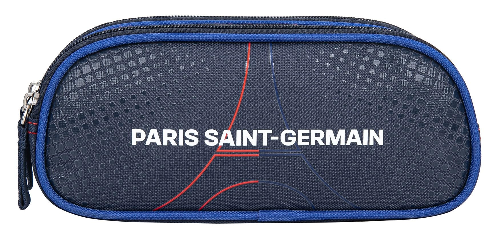 PSG Piórnik szkolny z 2 przegródkami, oficjalna kolekcja Paris-Saint-Germain