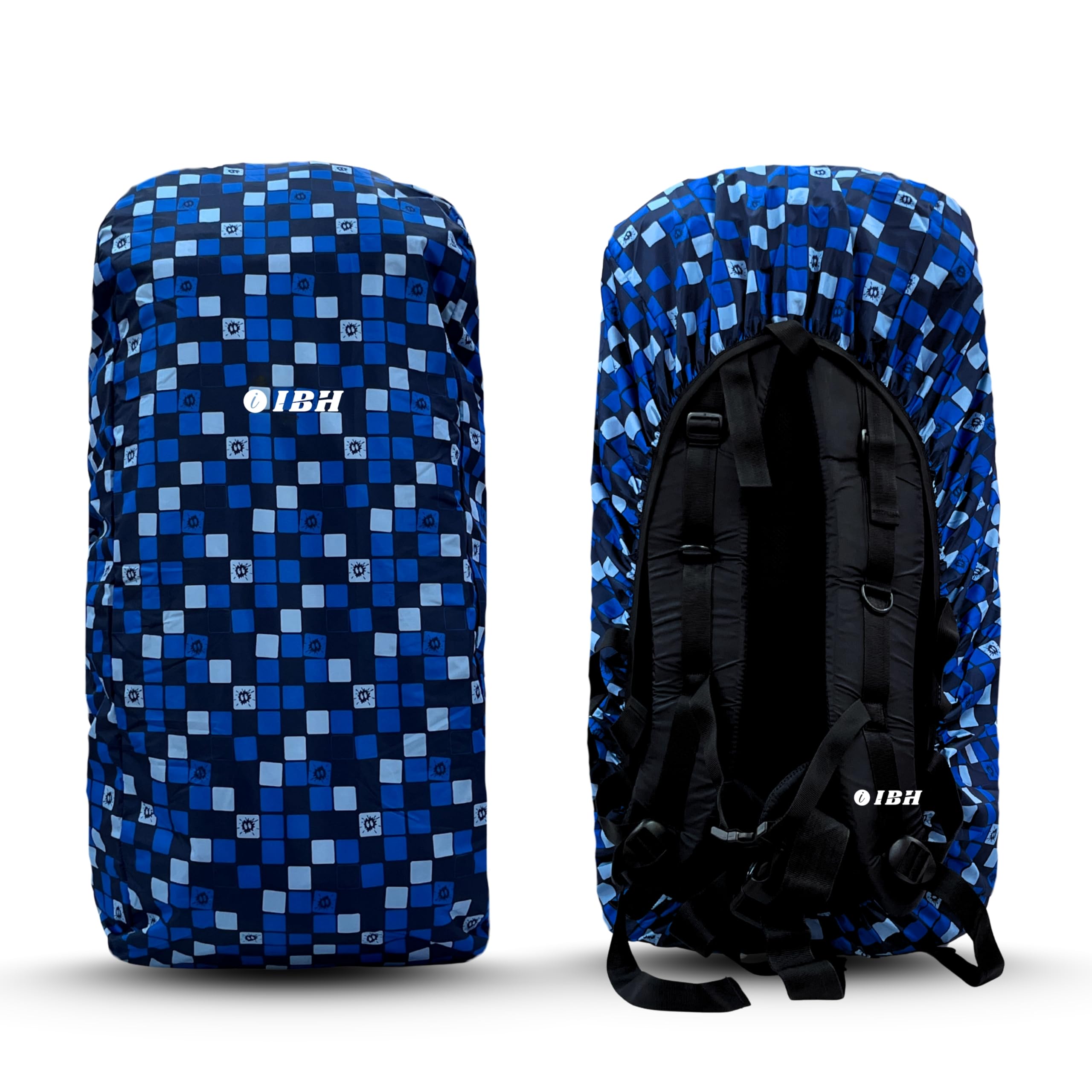 Buy I. B. H Large 45L-85L Rucksack Trekking Bag Backpack Raincover Cover for Water Resistance Dust Resistance Snow Resistance 100% Waterproof for Hiking Travel Streachable Soft Unisex (Blue) at