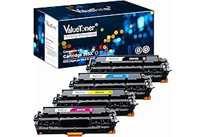 Valuetoner Remanufactured Toner Cartridge Replacement for HP 305A 305X CE410A CE410X CE411A...