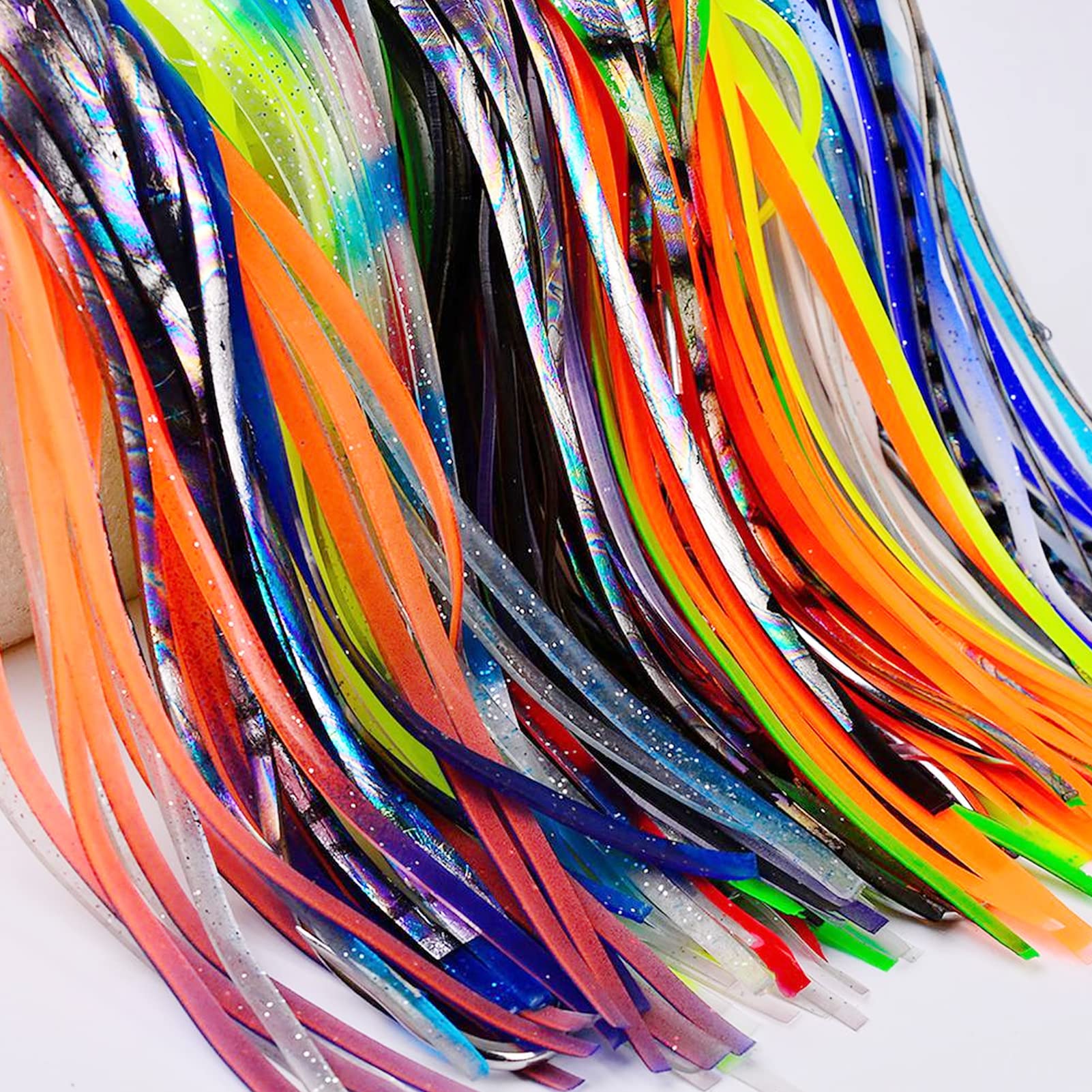 Leurre Peche avec 170cm Corde en Nylon 23cm/96g Appât de Traîne Leurre Bionique Souple Leurre Pieuvre