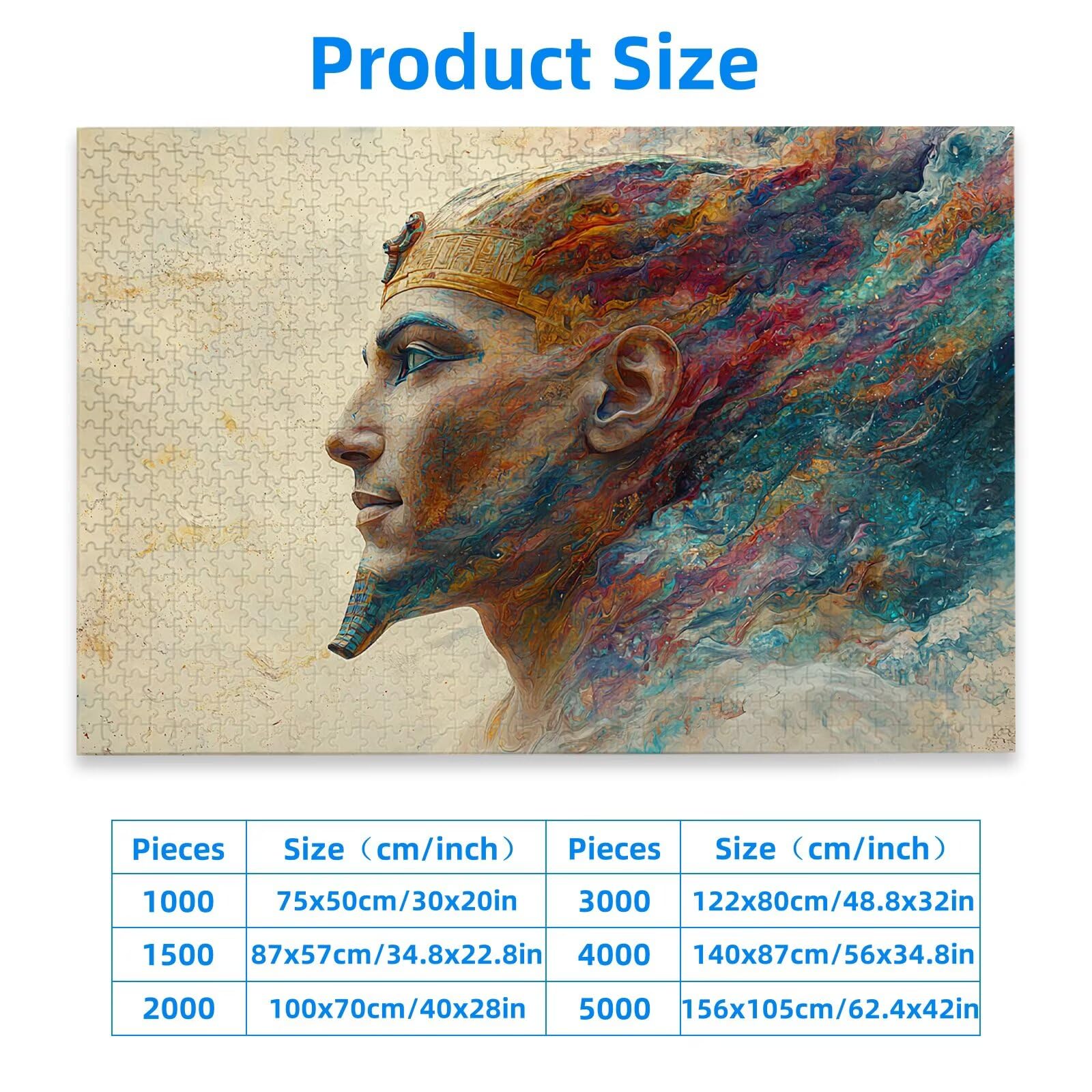 Puzzle 2000 sztuk Egipt, abstrakcyjne puzzle 2000 sztuk dla dorosłych i nastolatków, drewniane puzzle z wykwintnym opakowaniem, rodzinne gry edukacyjne, dekoracje domu, prezent dla dorosłych-2111