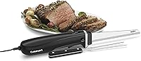 Cuisinart CEK-41 Electric Knife Set with Bamboo Cutting Board - Effortless Meat & Bread Slicing, Ergonomic Handle, Safety Lock