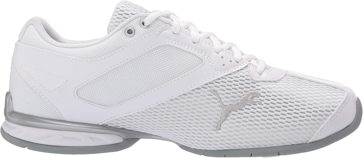 PUMA womens Tazon 6 Sneaker, Puma White-quarry, 6.5 US