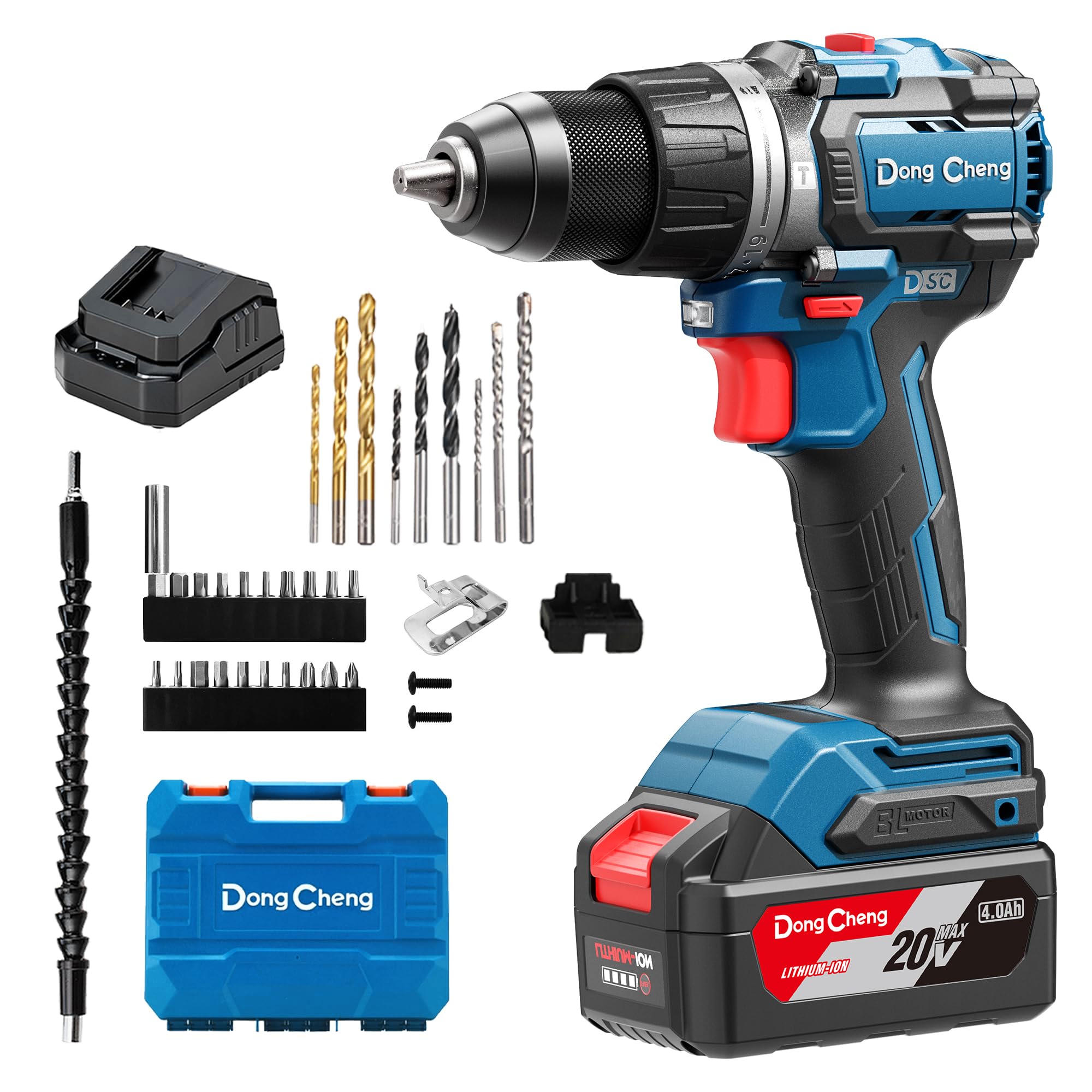DongCheng 796 in-lbs (90Nm) 20V Brushless Cordless Hammer Drill