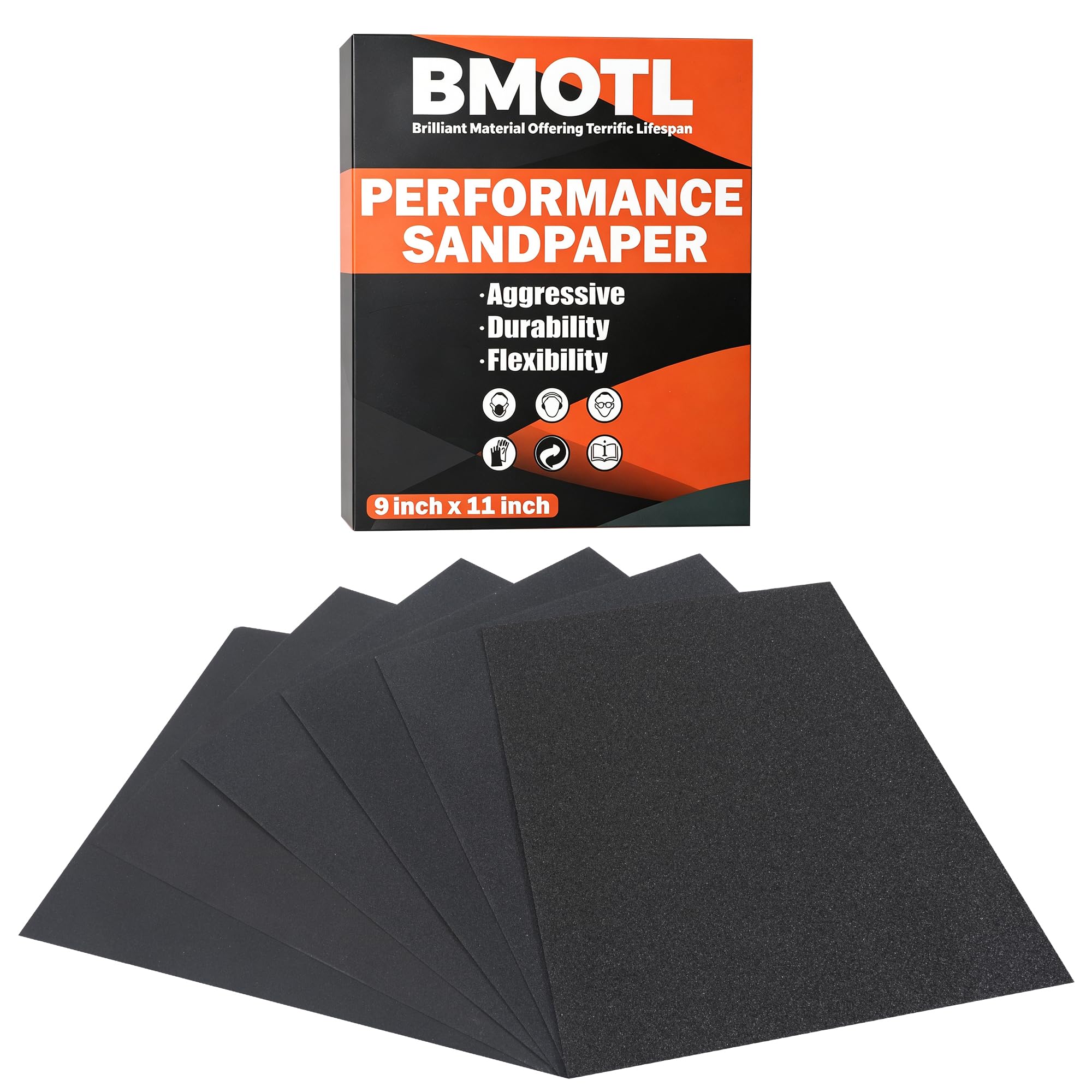 Sandpaper Sheets Assortment - 42 Pcs, 120-5000 Grit -26 Sandpaper Sheets Assortment - 42 Pcs, 120-5000 Grit -26