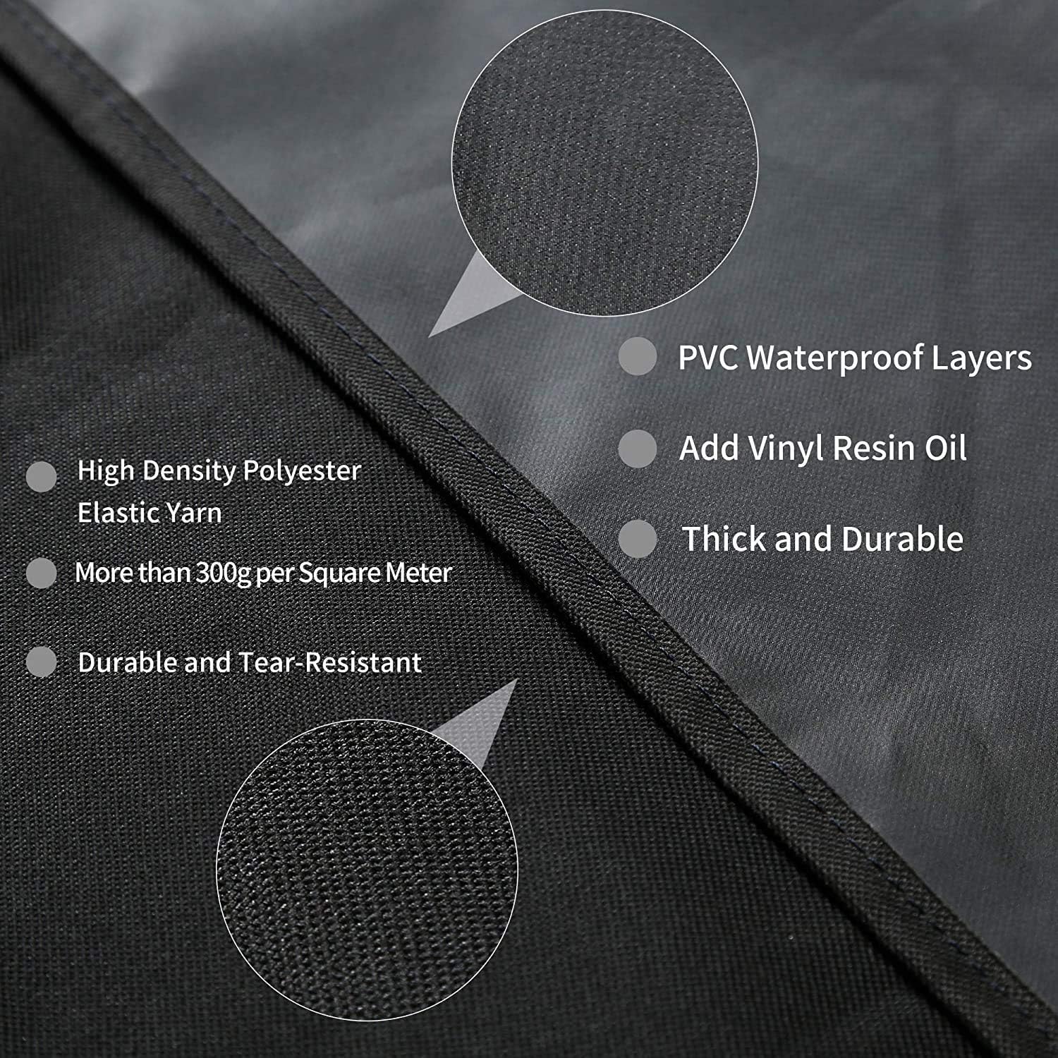 BBQ Grill Cover for Weber Performer Deluxe Charcoal: Heavy Duty Waterproof 22 Inch BBQ Cover for Weber Performer Charcoal Grills