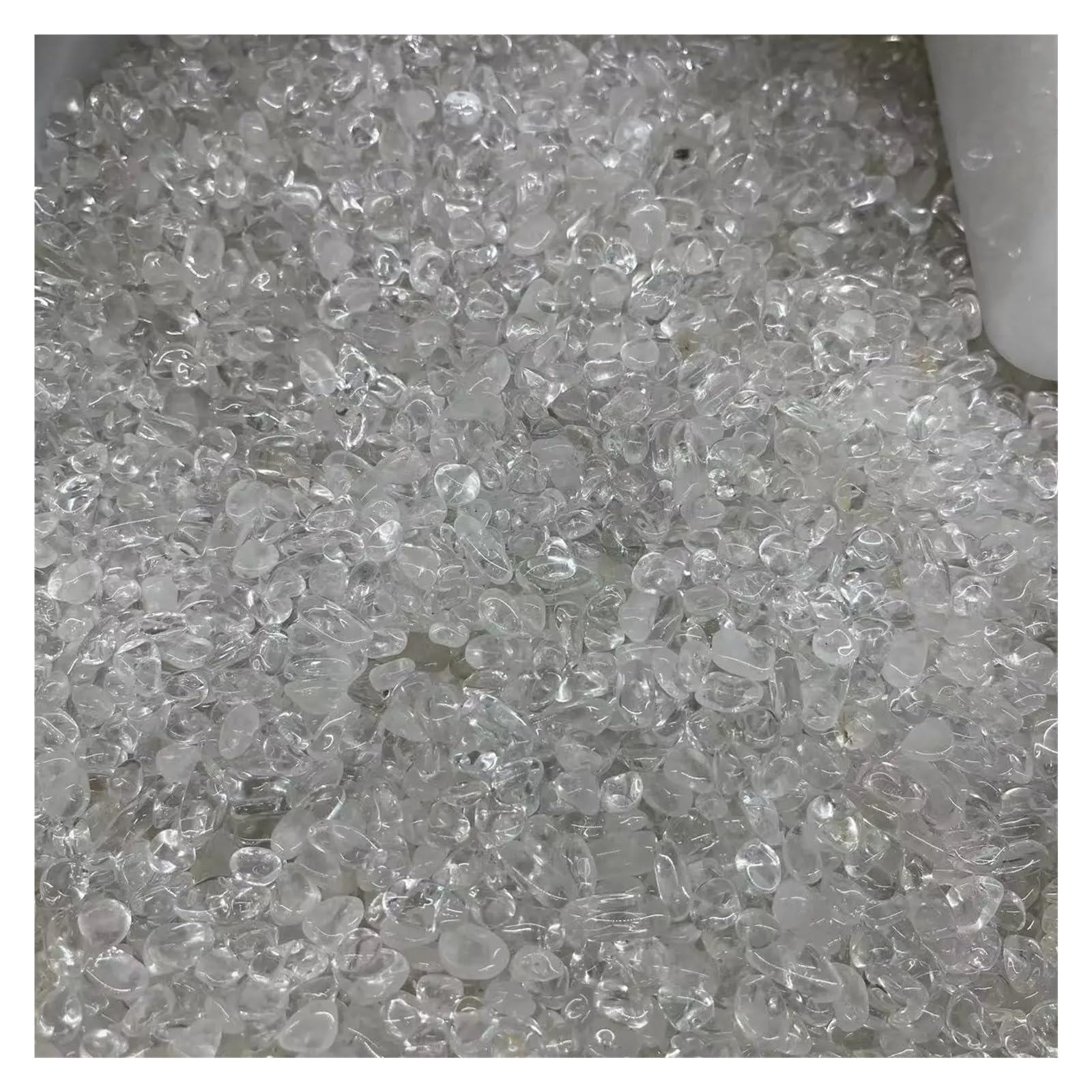 Naturalny podłoże kwarcowe do akwariów, Kamienie żwirowe do akwarium Wielokolorowe wiele rozmiarów do dekoracji DIY Fengshui(200g)