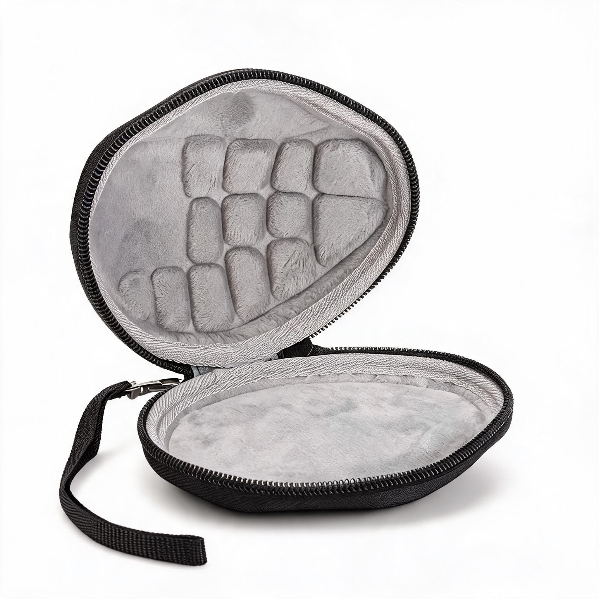 Mouse Storage Case, Premium Hard EVA Protective Travel Bag with Soft Foam Interior for Computer Mouse Accessories Series Black