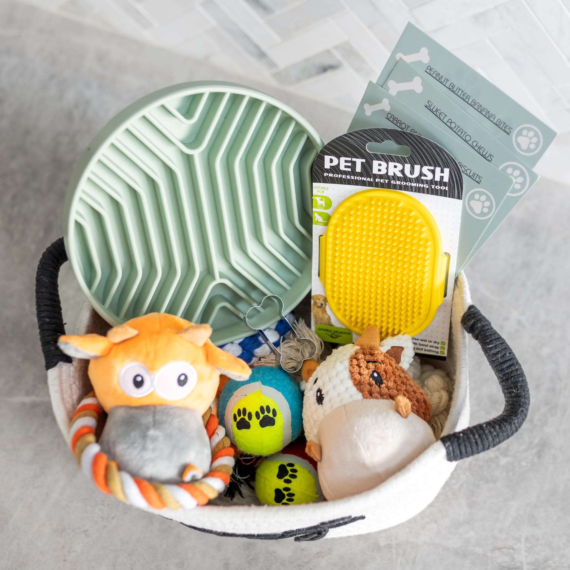New Puppy Gift Basket - Premium Puppy Starter Kit and Dog Gift Basket with Dog Toys - Perfect Doggie Birthday Gifts and Puppy Necessities with Pet Toy Basket. - image 2