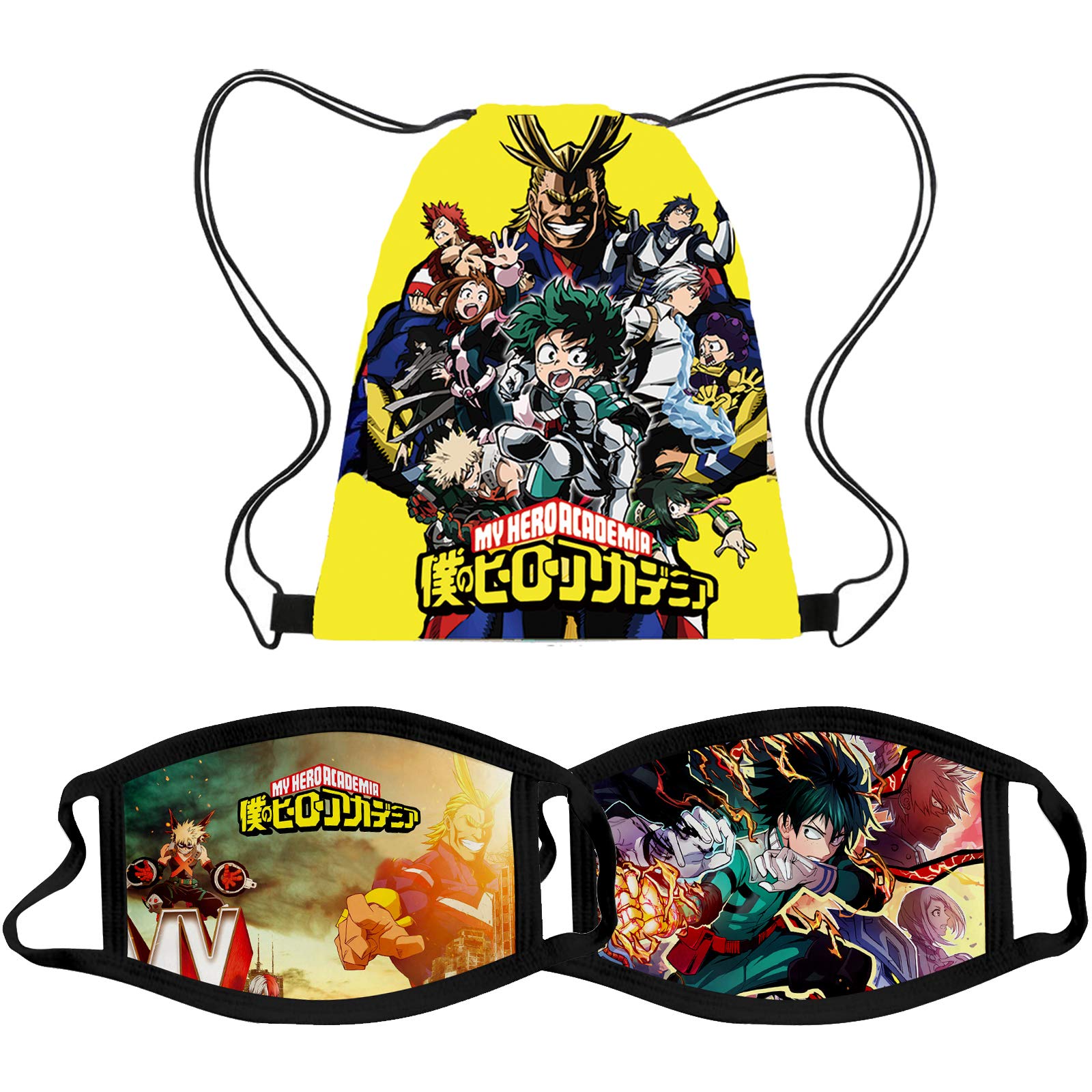 My Hero Academia Merch Anime Merch for Fans My Hero Academia Gift Set 1 MHA Backpack 2 MHA Mask My Hero Academia Merch Anime Merch for Fans My Hero Academia Gift Set 1 MHA Backpack 2 MHA Mask