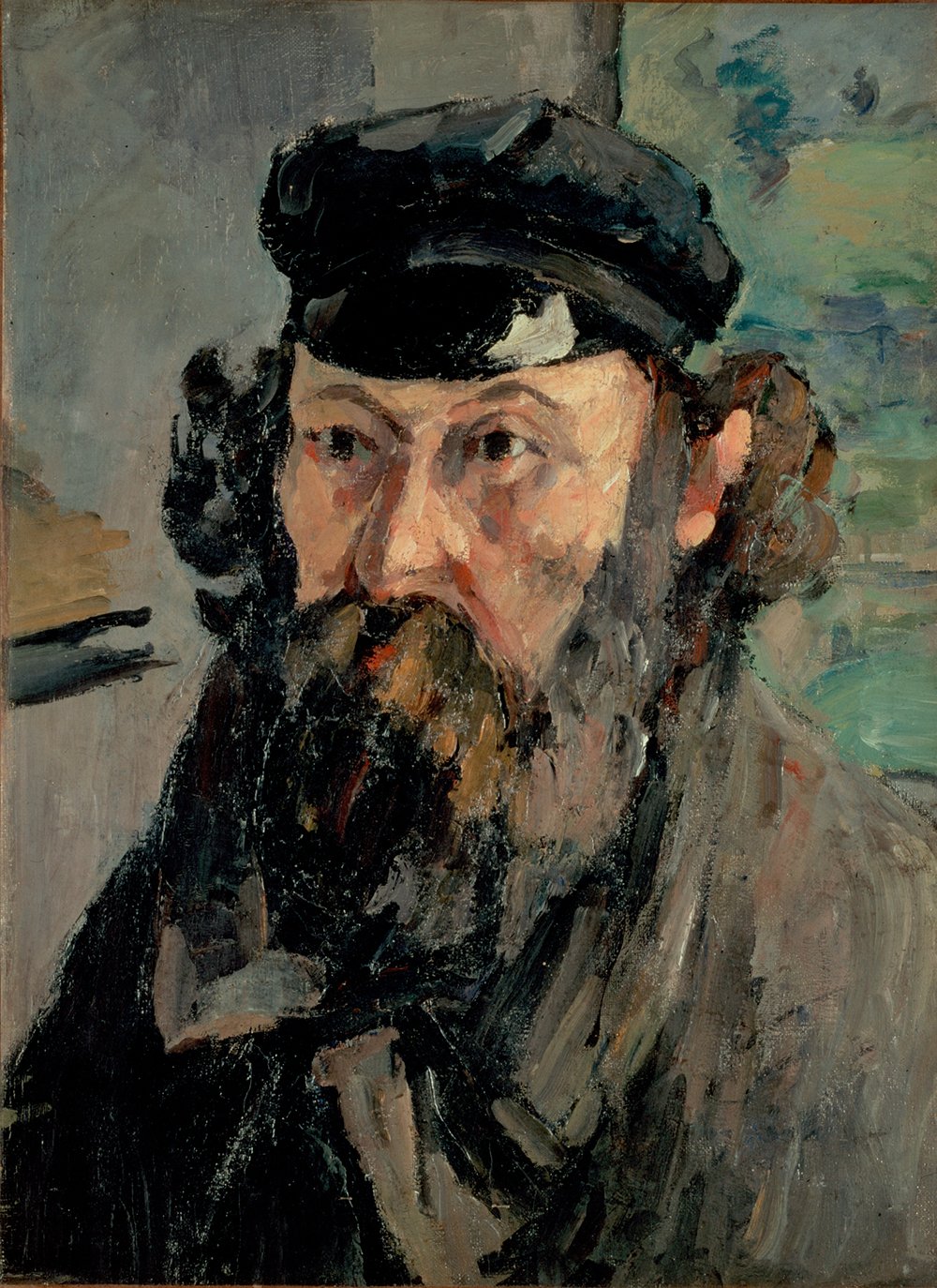 Impression Archival Matte Paul Cezanne Autoportrait en Casquette premium