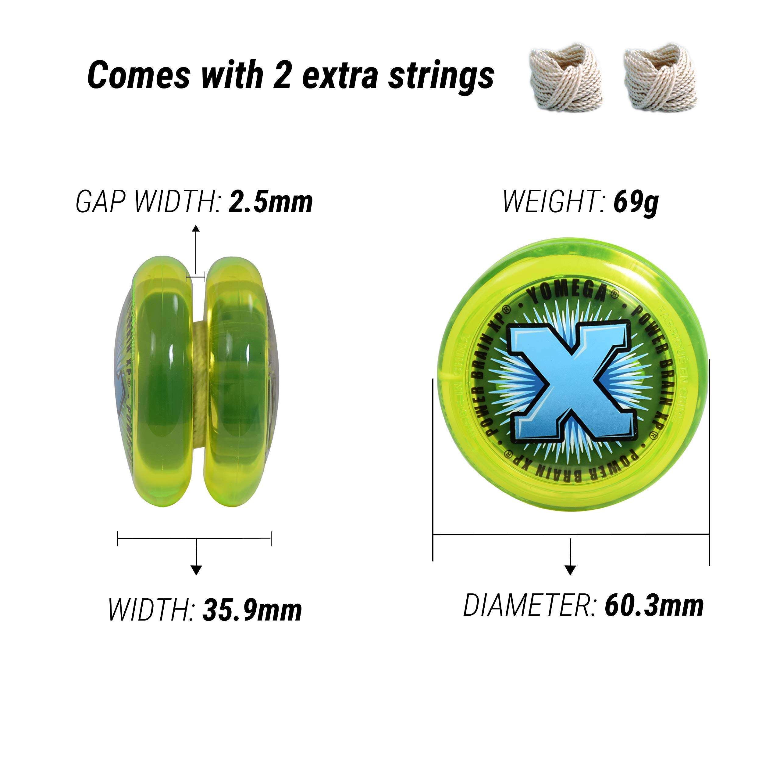 Amazon.com: Yomega Power Brain XP yoyo - Professional yoyo with a