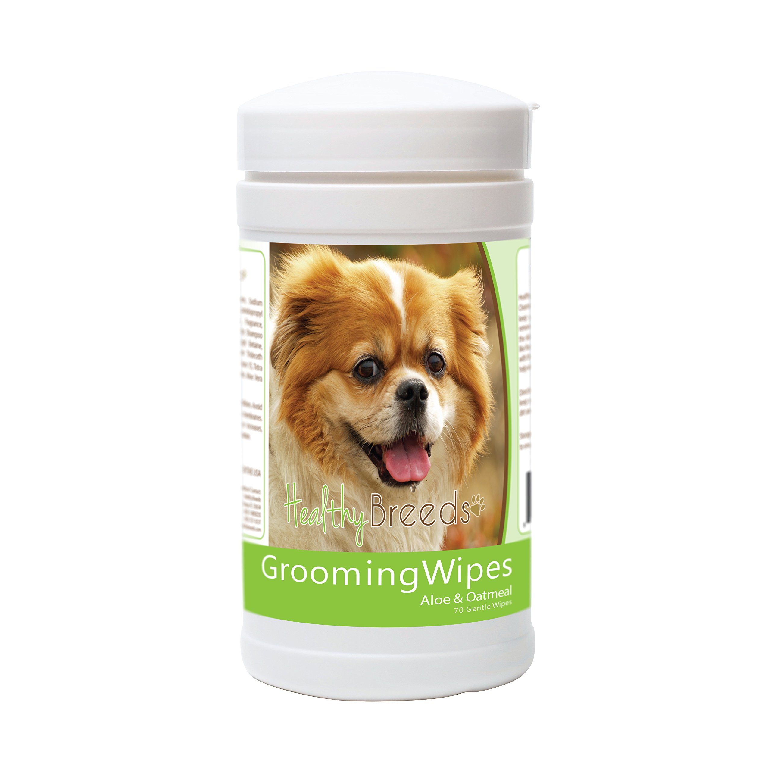 Healthy Breeds Tibetan Spaniel Grooming Wipes 70 Count