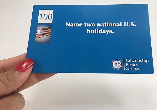 Miniatura 4 de Citizenship Basics - Tarjetas didácticas para la entrevista de naturalización de los Estados Unidos USCIS 100 preguntas civiles