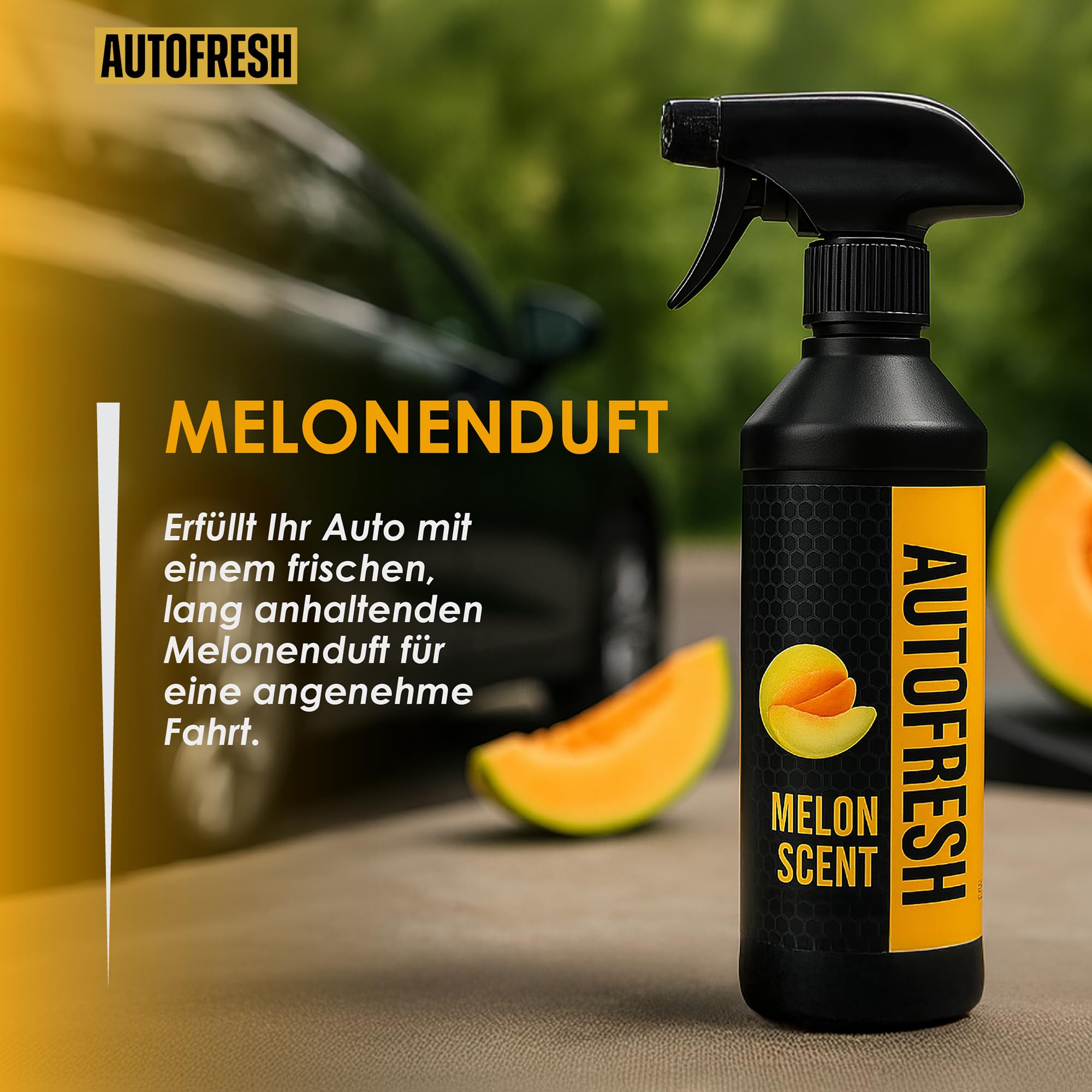 Autopflegeset 12-teilig - Auto Reinigungsset für Innen & Außen - Inkl. Autoshampoo, Felgenreiniger, Cockpitspray, Wachs, Innenraumreiniger, Schwamm & 10L Eimer - Großes Auto Putzset