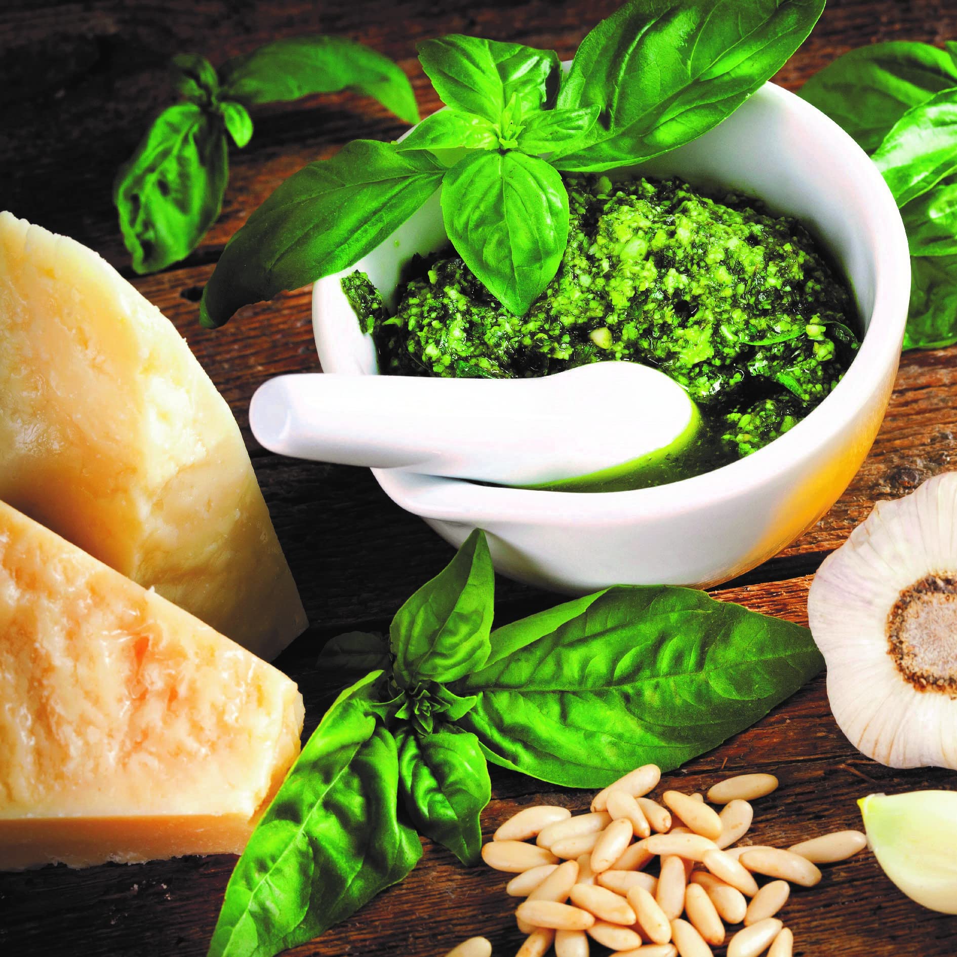 Portofino Fine Food - Pesto Genovese con Albahaca Genovesa DOP - 3 x 100 g
