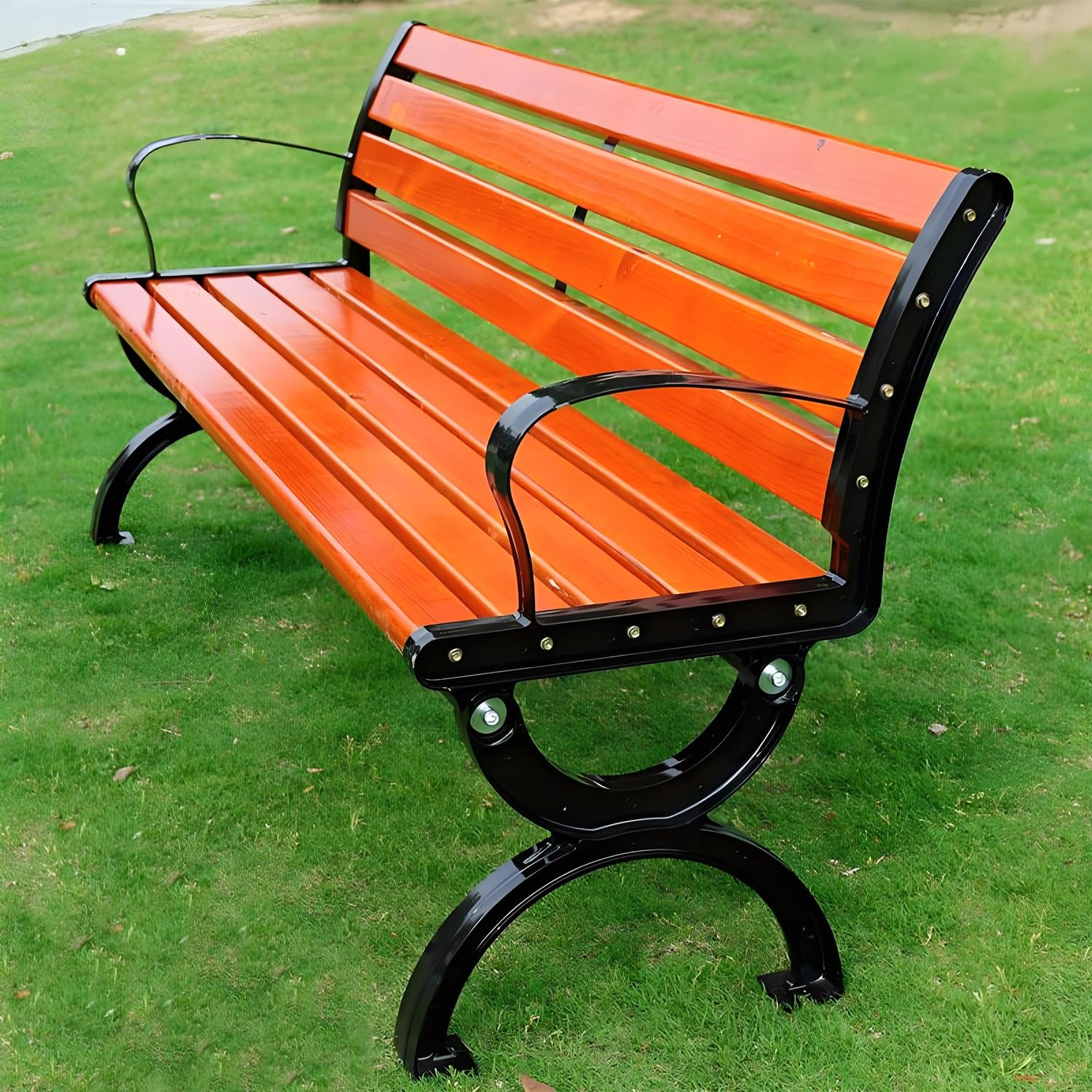 Banco de madera para exteriores ideal para descansar en el porche delantero y el patio trasero