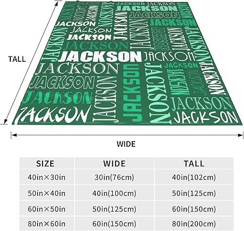 Miniatura 4 de HSSQMH Mantas personalizadas con nombre, manta con nombre personalizado para adultos, niños y bebés, mantas con monograma, regalos para mujeres,