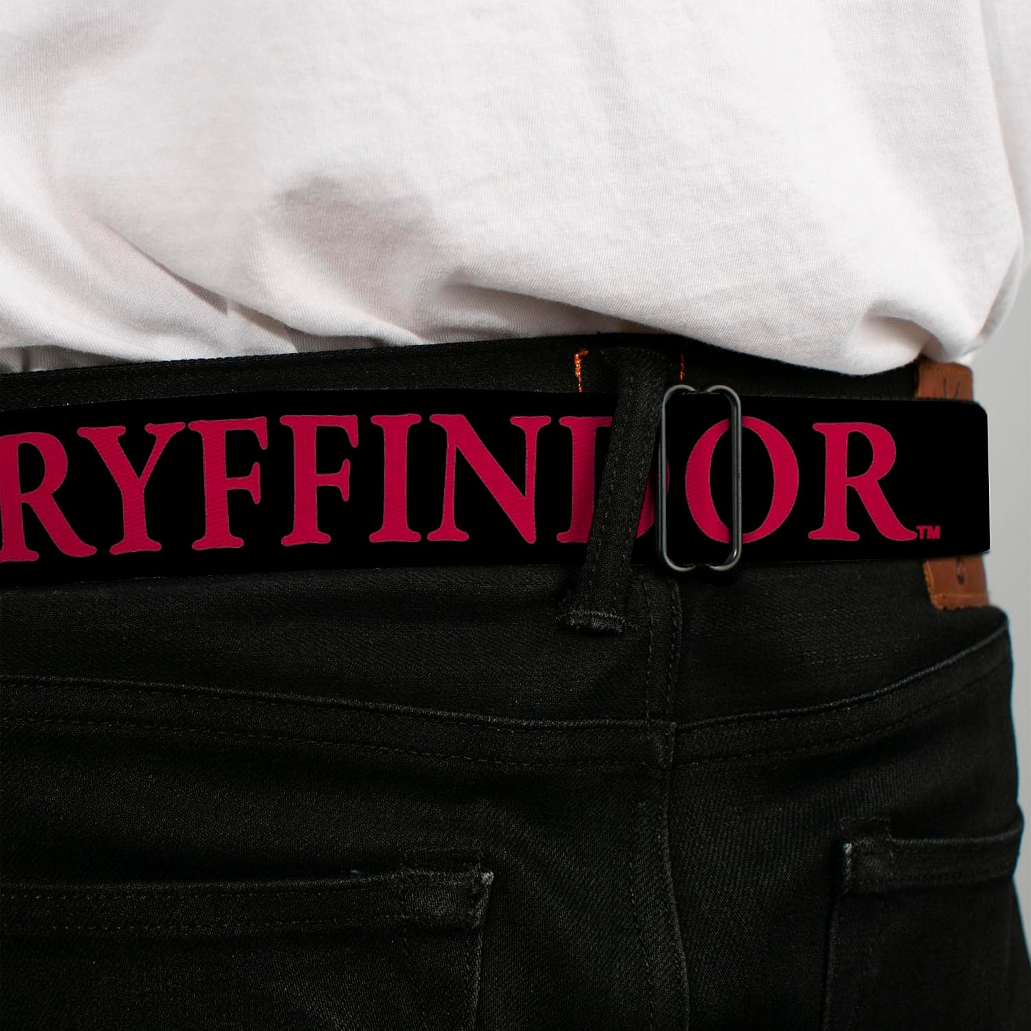 Buckle-Down Seatbelt Belt - Harry Potter GRYFFINDOR & Crest Black/Red