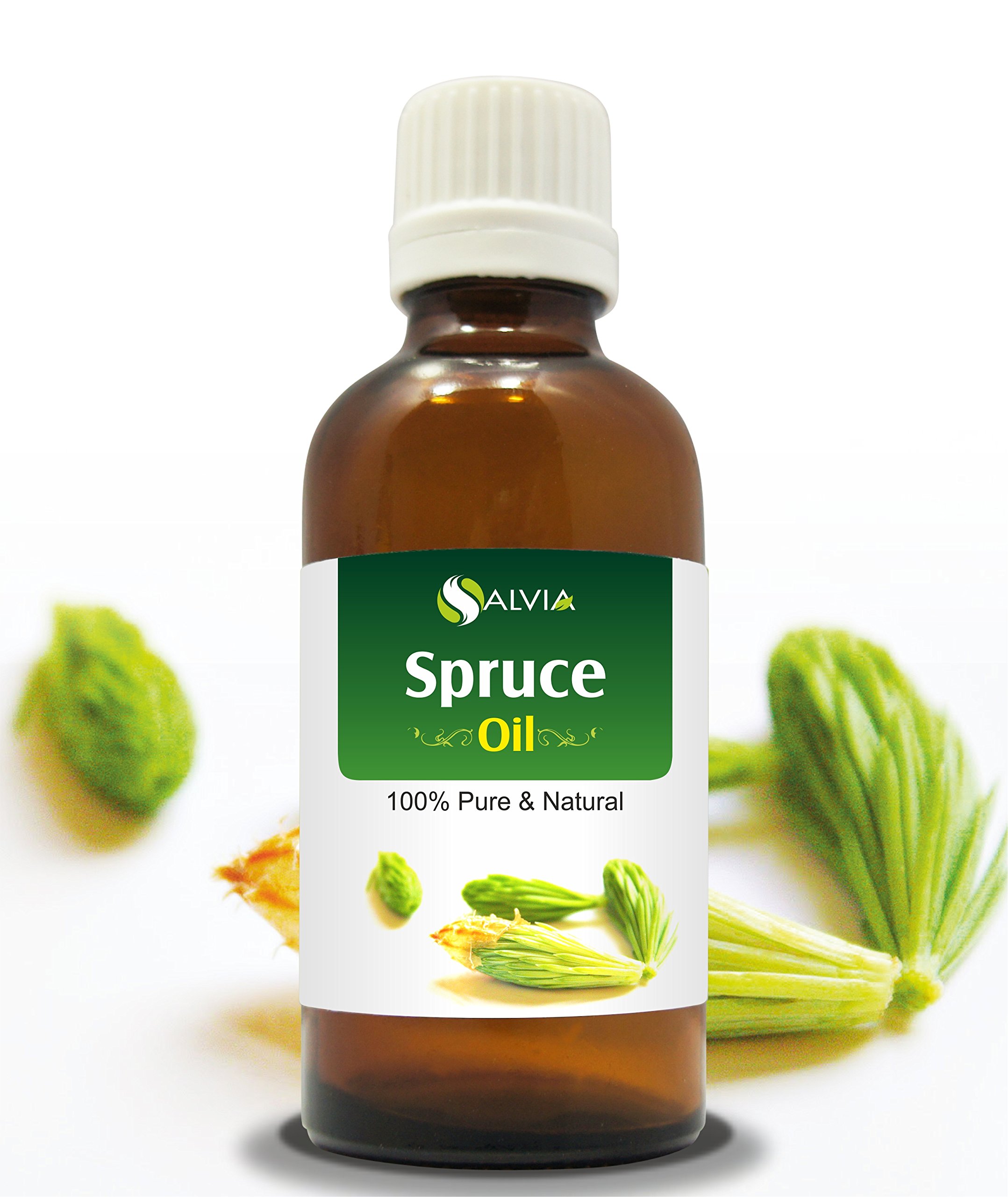 Spruce Oil (Tsuga Canadensis) Therapeutic Essential Oil with Dropper Amber Bottle 100% Natural Uncut Undiluted Pure Cold Pressed Aromatherapy Premium Oil - 15ML/ 0.5 fl oz