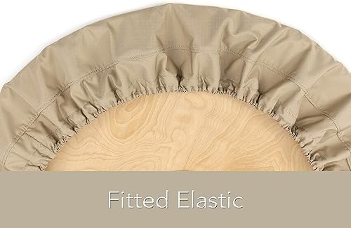 Miniatura 4 de Covermates Funda para mesa redonda, poliéster resistente al agua, correas de hebilla ajustables, correa de hebilla media, fundas de mesa de patio,