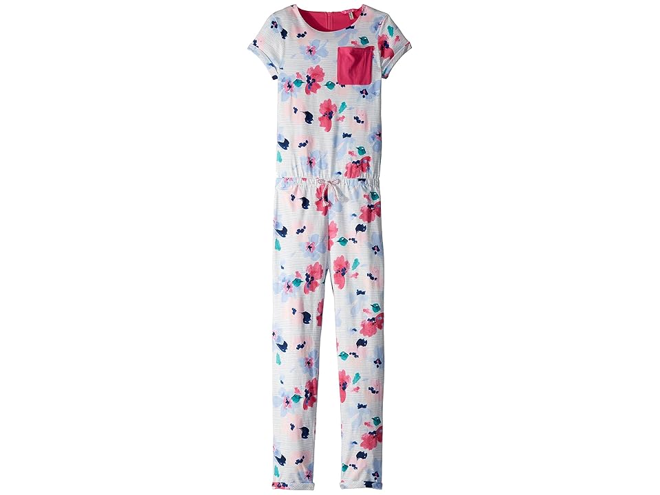 

Joules Kids Printed Jumpsuit (Toddler/Little Kids/Big Kids) (Lily Pond Stripe) Girl's Jumpsuit & Rompers One Piece, Multi