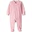 little planet by carter\'s Girl Sleep and Play made with Organic Cotton, Pink Stripe, 6M