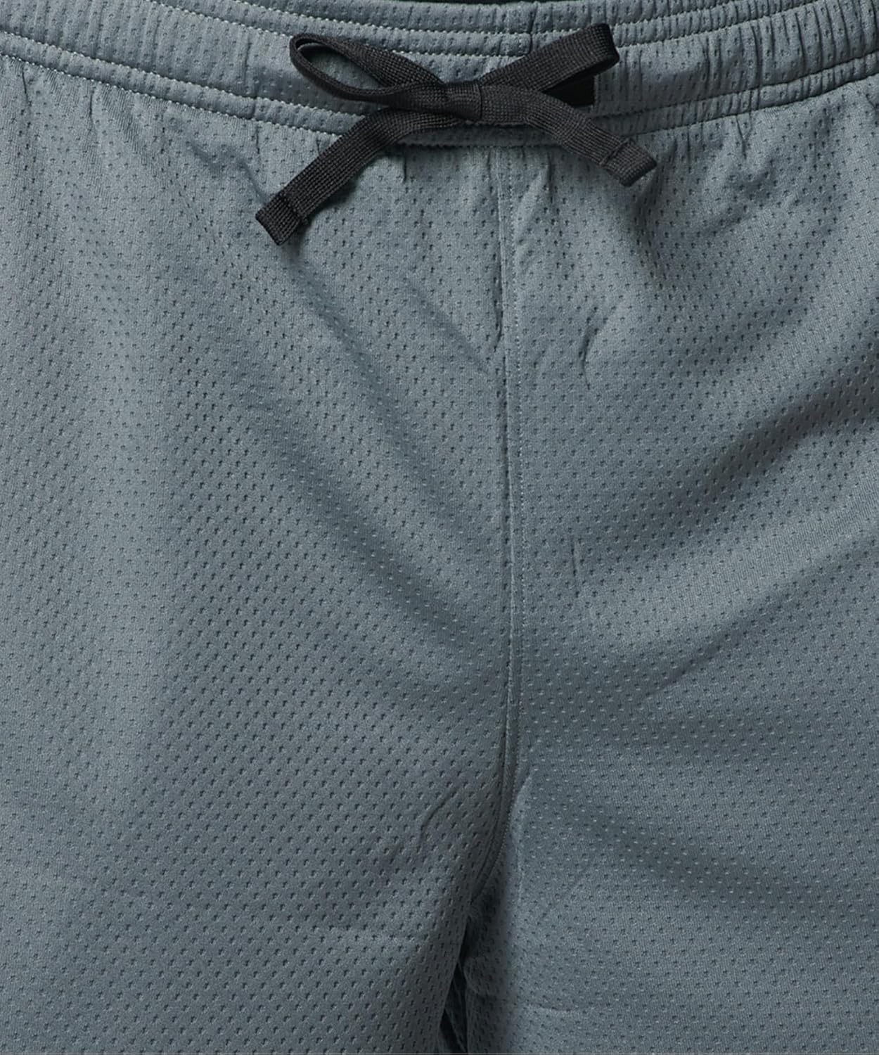 Мужские тренировочные шорты Under Armour из сетчатой ткани UA Tech большого размера серочерного цвета, фото 7