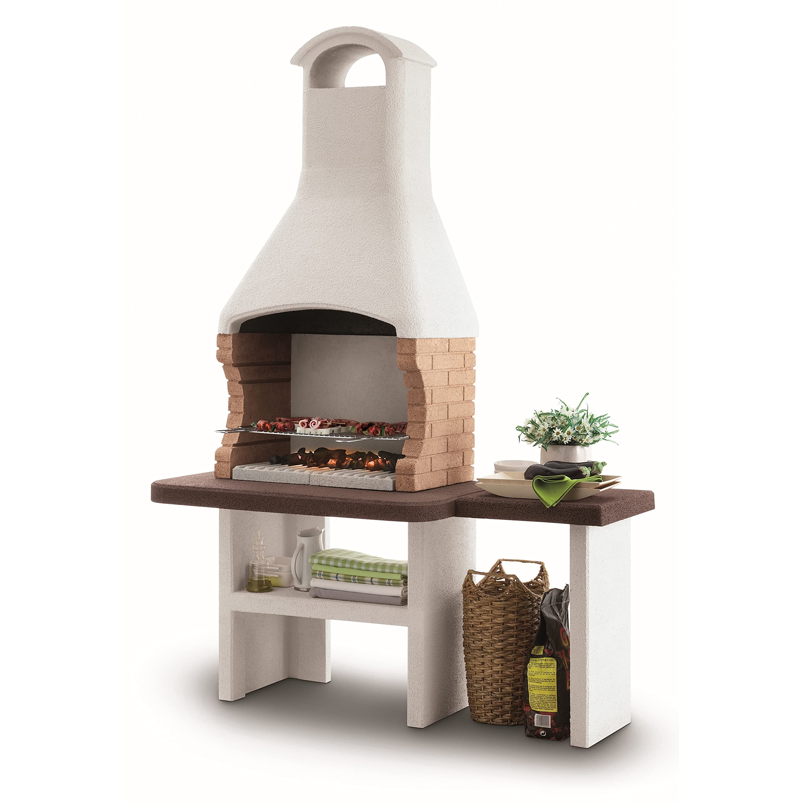 Palazzetti Jesolo 2 Masonry Bbq With Side Table