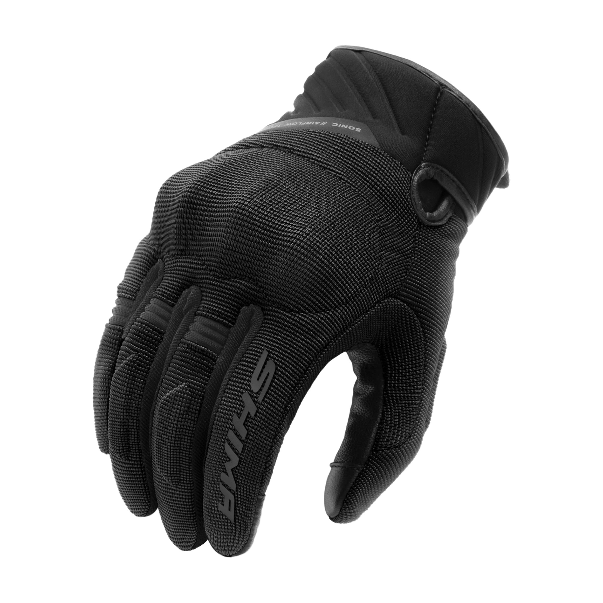 Shima Men's Black Sonic Motorcycle Gloves