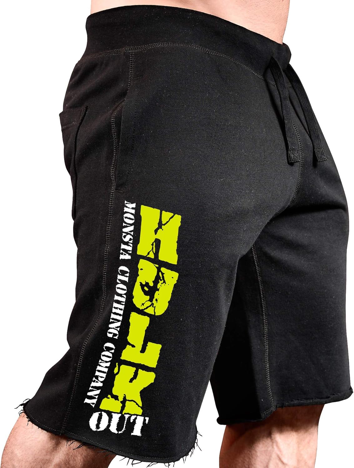 Monsta Clothing Co. Men's Workout Bodybuilding (HulkOut) Fitness Gym Shorts