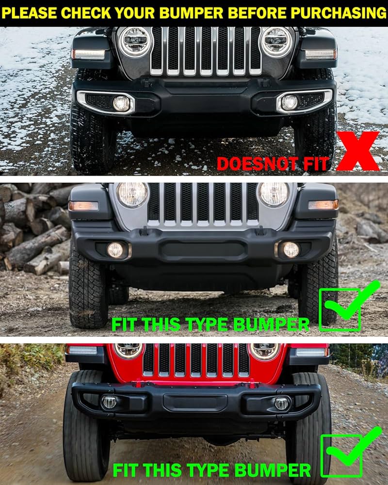 【Jeep】JKラングラーブラックバンパー ナンバープレートホルダー付き Amazon.co.jp: フロントナンバープレートフレーム