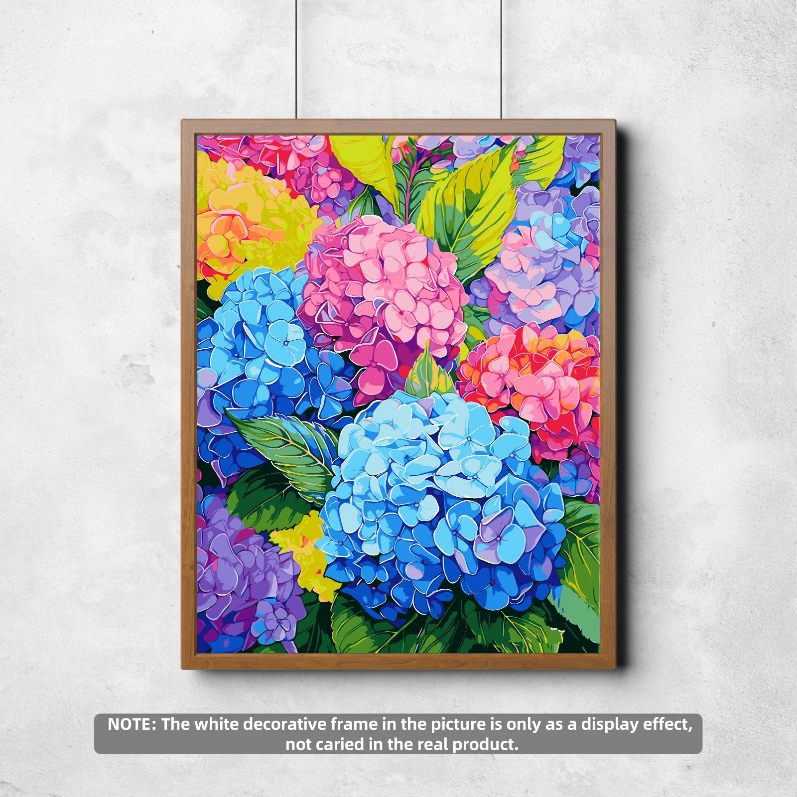 LZLHDE Kit De Pintura Por Números Para Adultos – Lienzo De 40x50 Cm Con Marco, Incluye 3 Pinceles Y Pinturas Acrílicas, Relajante Y Decorativo