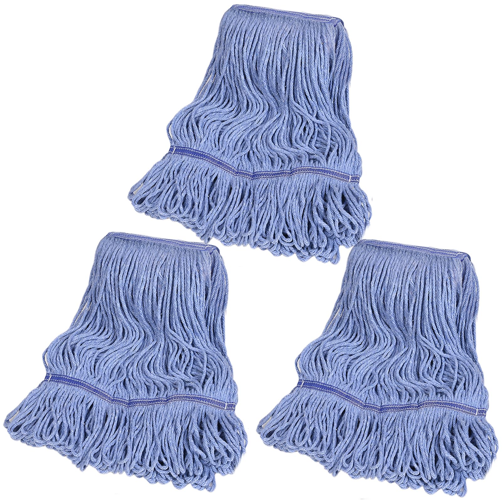 3 Pack Commercial Mop Head Replacement Heavy Duty Mop Head