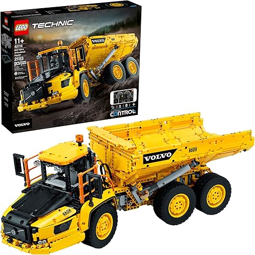 LEGO Technic 6x6 Volvo Articulado Hauler (42114) Kit de construcción, modelo de juguete de camión Volvo para niños que aman los juegos de vehículos