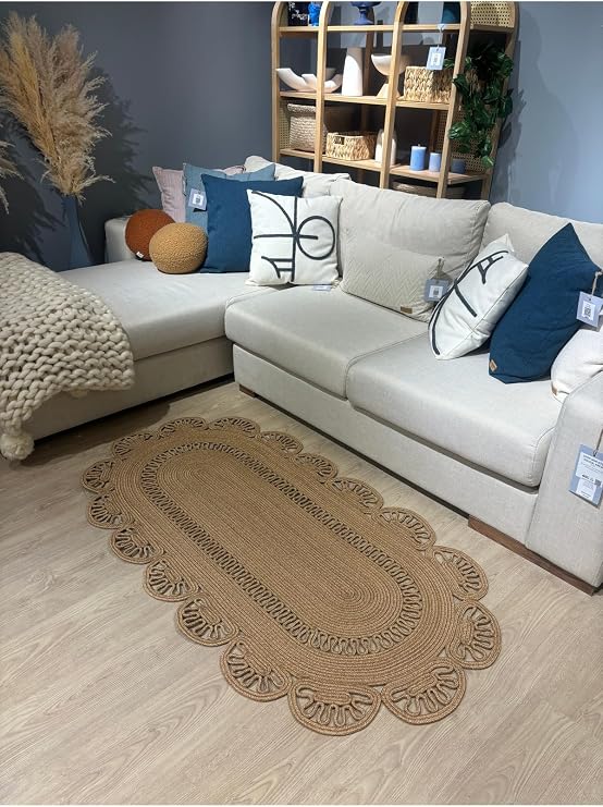 Matrix Jüt Kilim, Paspas, Mutfak Halısı, Banyo Paspası, Kilim, Halı, Oturma Odası Halısı Hasır 100 x 200