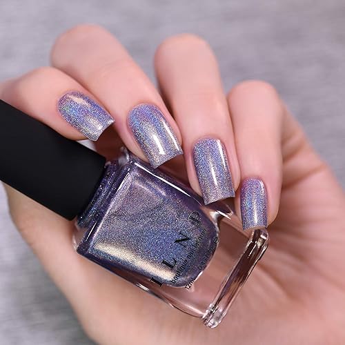 Miniatura 114 de ILNP Madison Ave Esmalte de uñas holográfico metálico rosa antiguo