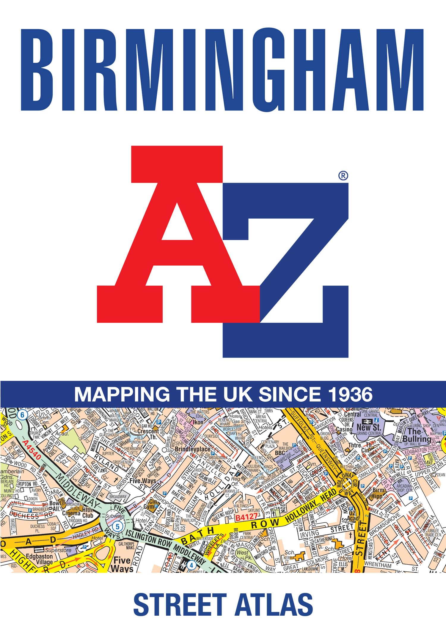 Birmingham A-Z Street Atlas: Accurate street map for easy navigation (A5)