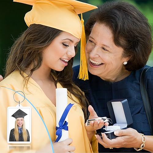 Miniatura 6 de Inbagi Picture Frame Keychain Acrylic Photo Keychain Clear Rectangle Acrylic Keychain Blanks 2 x 3inch