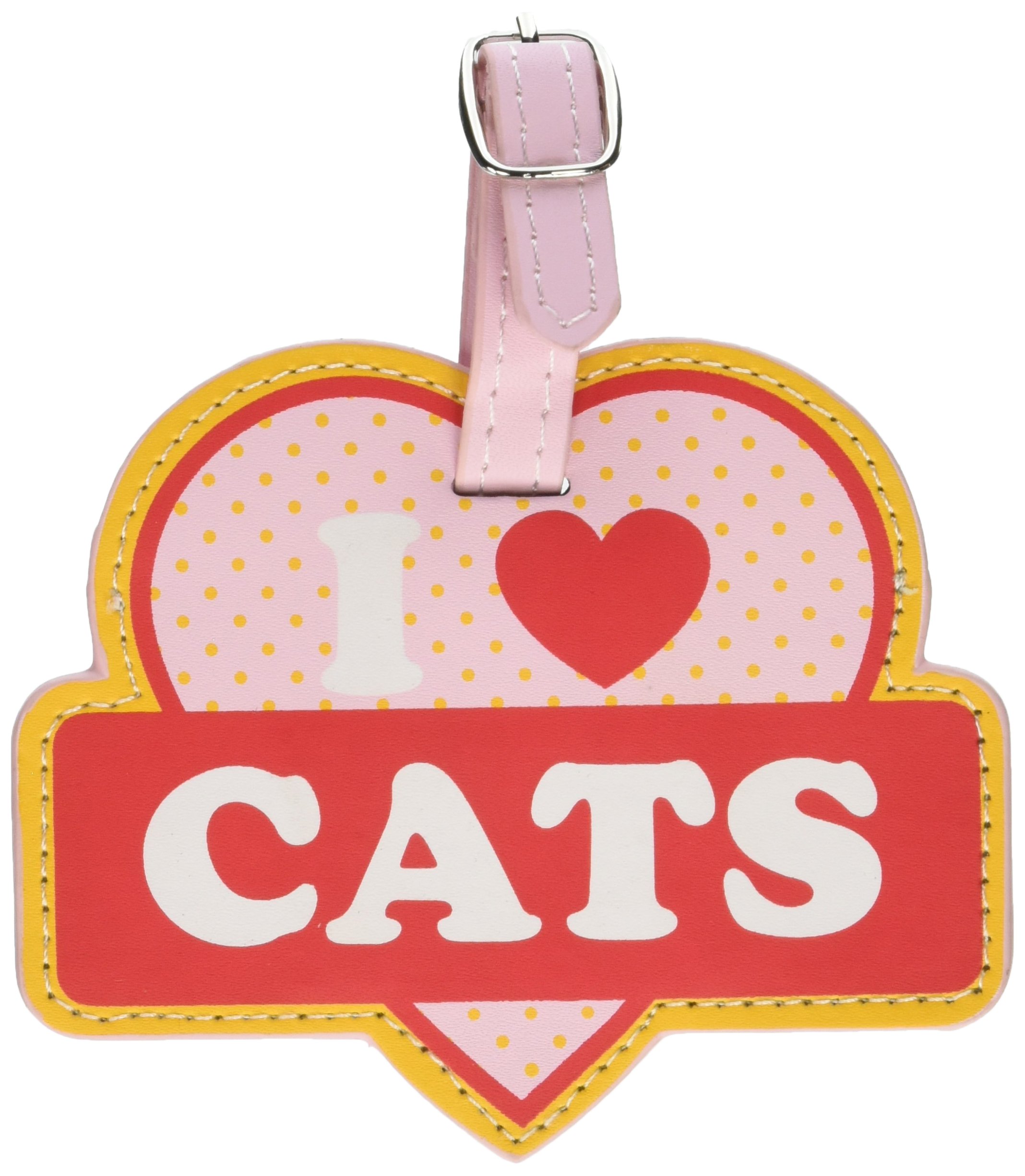 LittleGiftsI Love Cats Luggage Tag