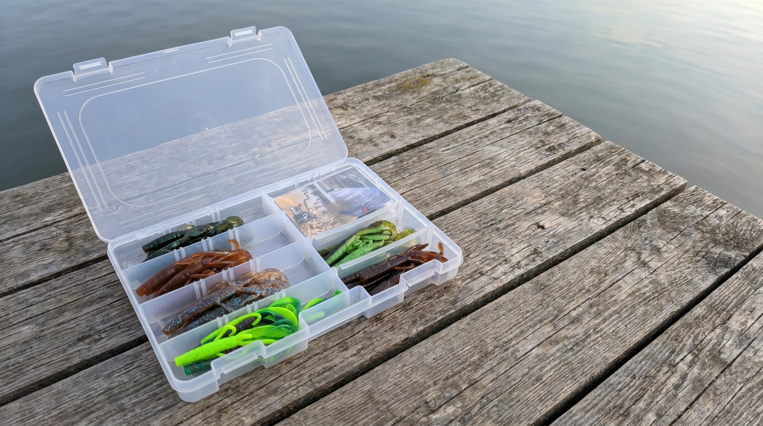 Zite Fishing Inzite Braw Starterbox – 36-teiliges Gummiköder Set für Barsch | & Zander – 30 Gummifische 10,5 cm inkl. 6 Fertig-Rigs (Dropshot, Texas, Carolina)