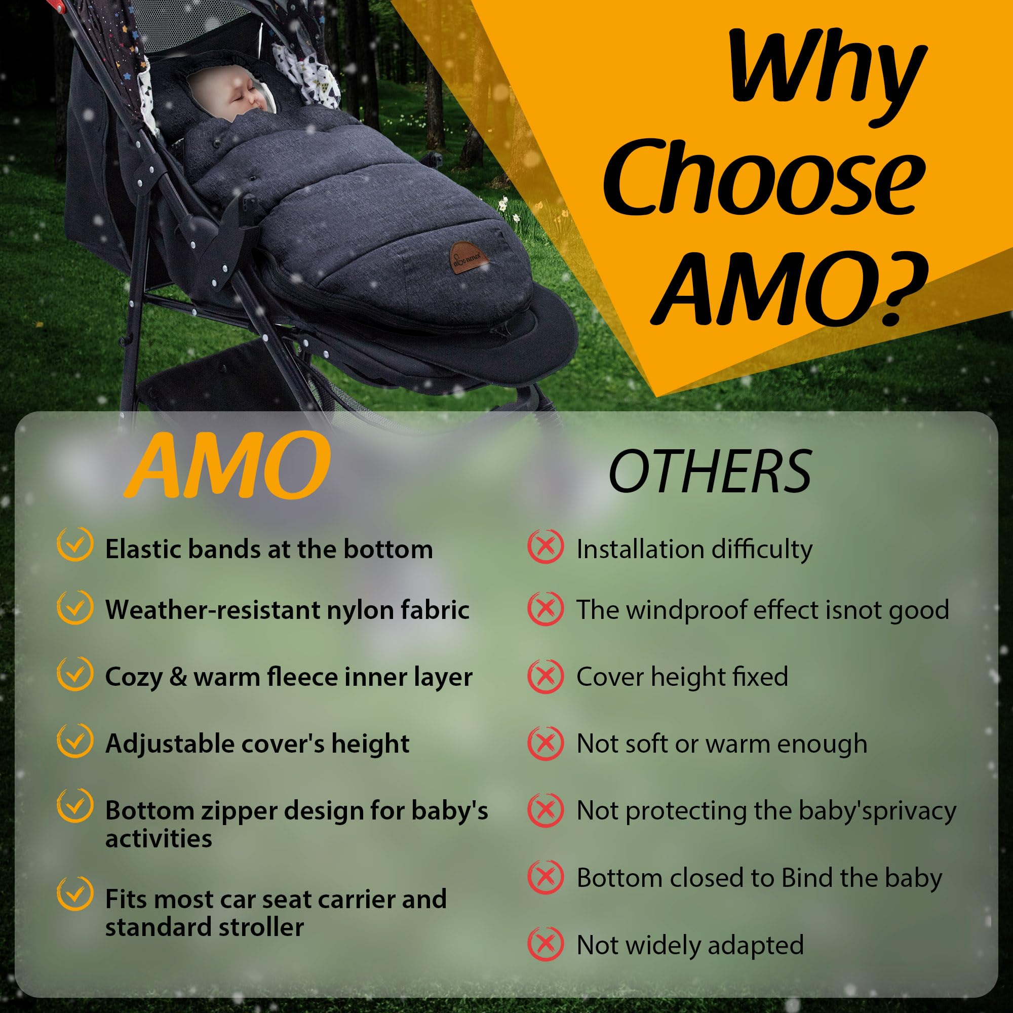 Banderín Para Cochecito De Bebé Housbay, Resistente Al Viento En Invierno Resistente Al Agua Venta Internacional Mkp 67211413