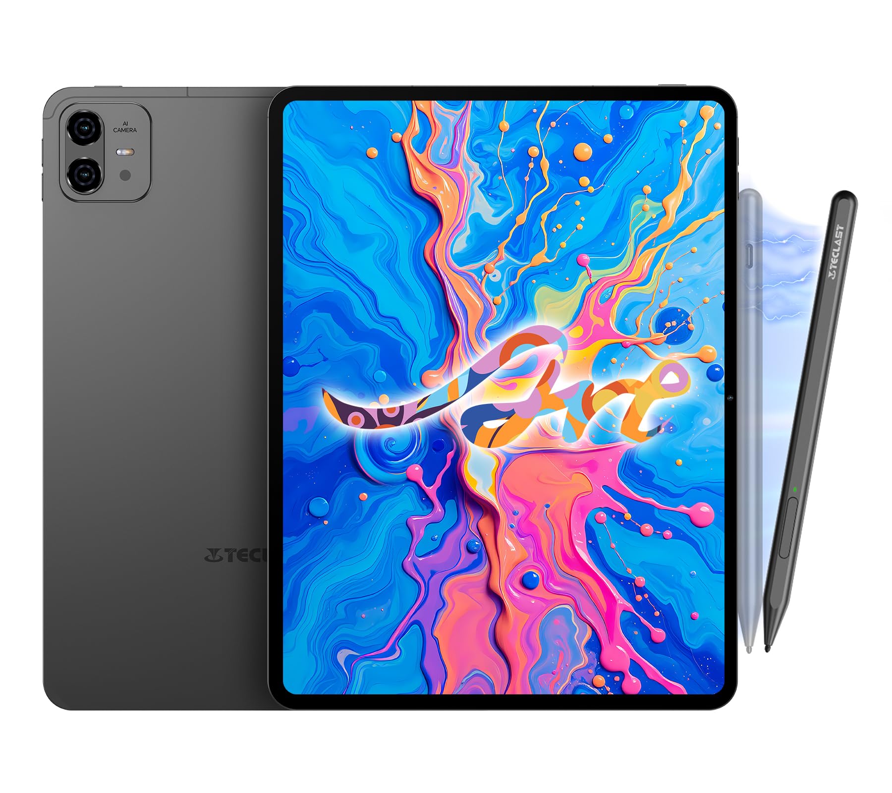 TECLAST Artpad Pro Tablet 12.7 Pollici, 2.2GHz Helio G99 Octa-Core Gaming Tablet Android 15, Doppio SIM 4G LTE+5G WiFi, 2176×1600, 20GB RAM+256GB ROM(TF 8TB) 10000mAh 30W Carica Rapida, Penna Inclusa