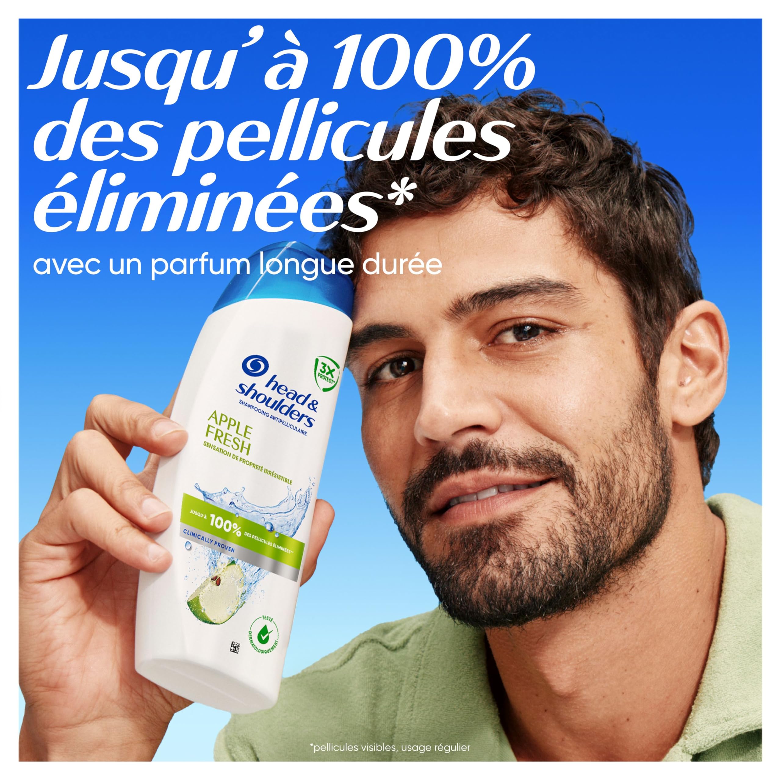 Head & Shoulders Apple Fresh Shampoing Antipelliculaire 1000ml Pompe