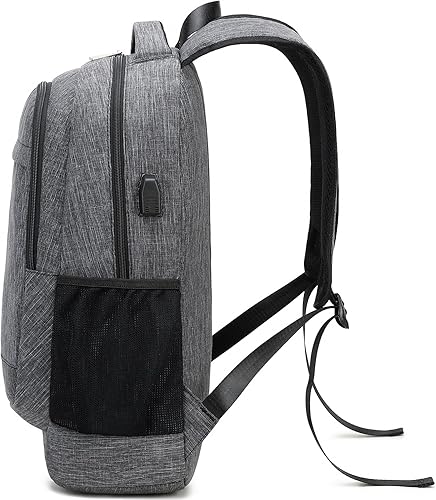 Miniatura 3 de abshoo Mochila de viaje ligera para escuela, mujeres, hombres, mochila para laptop, mochila universitaria resistente al agua, Negro -, Moderno
