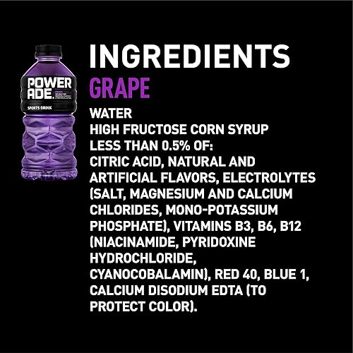 Vista 45 de POWERADE Sports Drink Mountain Berry Blast, 20 onzas (paquete de 24)