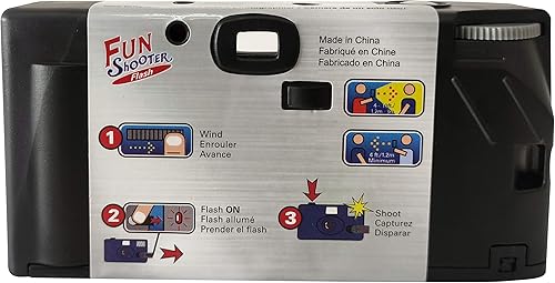 Miniatura 5 de 1 Shot Cámara desechable de 1.378 in Cámara de película de uso único One Shot Cámara de película de un solo uso, incluye 400 exposiciones ASAISO 27