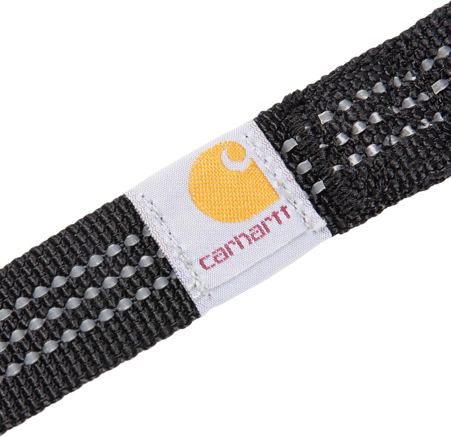 Carhartt Pet Durable Nylon Webbing Shock Absorbing Leash for Dogs, Reflective Stitching for Visibility, Black, Large - Image 2